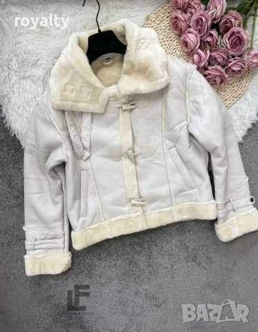 Кожено Яке LFS Sweet Winter White 9913, снимка 4 - Якета - 52837891