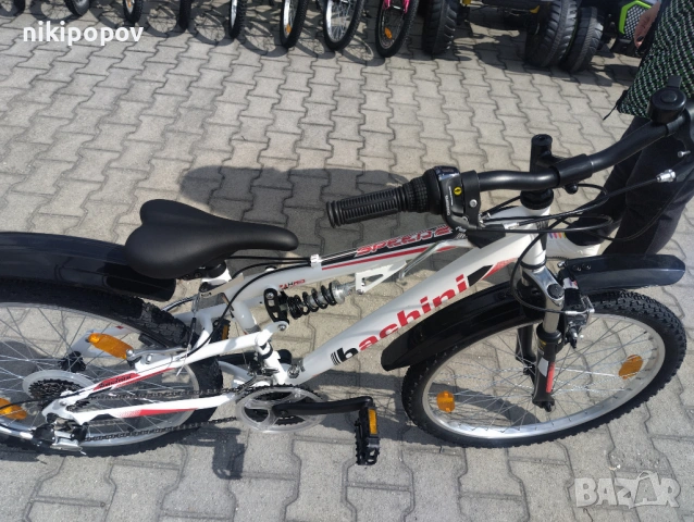 SPRINT Велосипед 24" Bachini Speed FSP бял.червен, снимка 3 - Велосипеди - 53848742