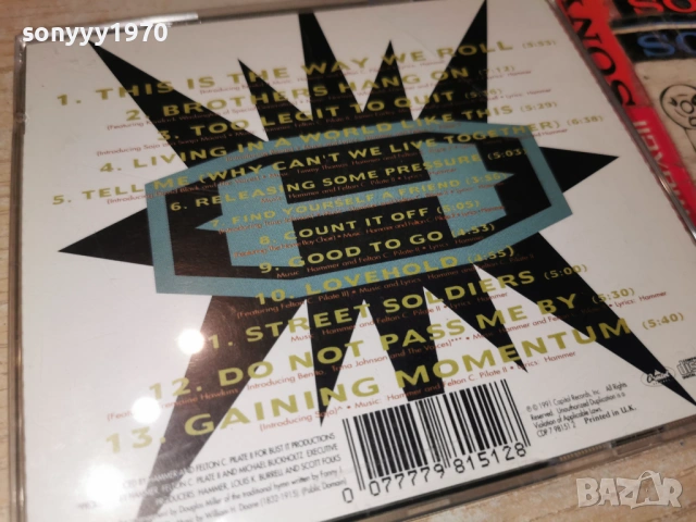 MC HAMMER-ORIGINAL CD 0303262023, снимка 3 - CD дискове - 53698145