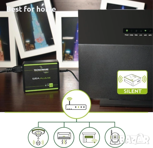 Tecnoware Power Systems Mini UPS ERA PLUS DC 5V/9V/12V/15V/20V, мощност 25W, снимка 6 - Друга електроника - 53946865