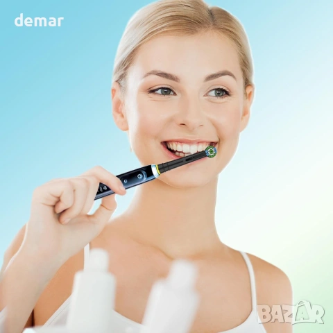 Резервни глави за електрическа четка за зъби, съвместими с Oral B Braun, 16 броя, снимка 9 - Други - 53900540