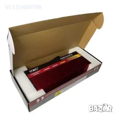 Висококачeствен мощен инвертор за автомобил UKC 12V-220V, 5000W, снимка 2 - Аксесоари и консумативи - 50799100