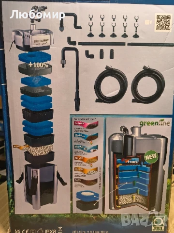 Изключително ефективен външен филтър за аквариум с обем от 90 до 300 литра и дебит 900 литра / час., снимка 10 - Оборудване за аквариуми - 51315803