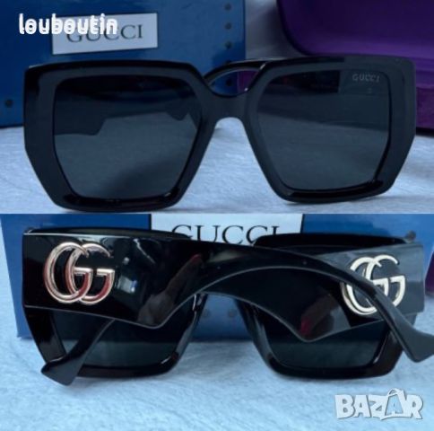 Gucci 2024 дамски слънчеви очила GG0956 2 цвята черни бели , снимка 3 - Слънчеви и диоптрични очила - 46516419