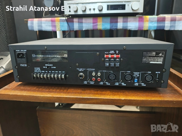 MONACOR PA 1200 - Усилвател, снимка 8 - Ресийвъри, усилватели, смесителни пултове - 53598312