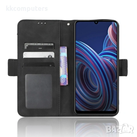 ZTE Blade A72 5G Wallet Калъф и Протектор, снимка 5 - Калъфи, кейсове - 53034122