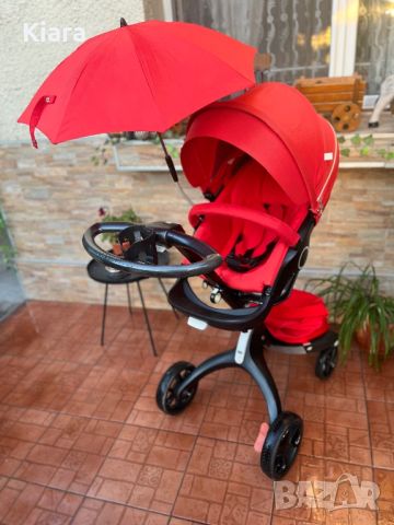 Stokke Xplory v6 пълен комплект бебешка- детска количка v, снимка 9 - Детски колички - 45725079