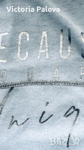 „Защото си уникална“ – италианска блуза GISELLE с кристали и люрексови вставки, снимка 8 - Блузи с дълъг ръкав и пуловери - 53632508