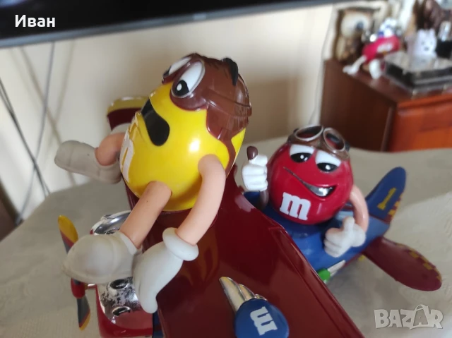 рекламна играчка самолет М&М, снимка 5 - Колекции - 50503336