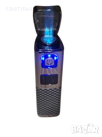 Запалка за пури"Flabox", ветроупорна с батерия, три пламъка+дисплей, снимка 2 - Запалки - 52002393