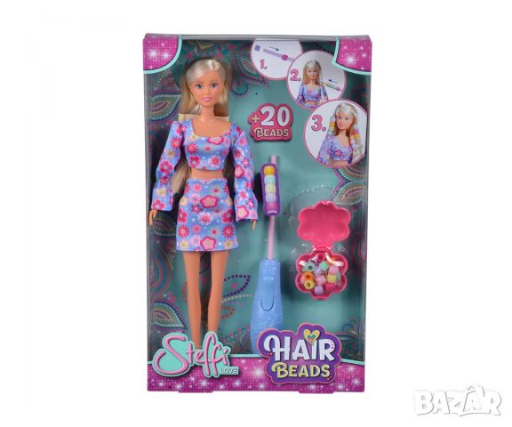 Кукла Стефи Лав - Кукла с мъниста за коса, снимка 1 - Кукли - 45530027