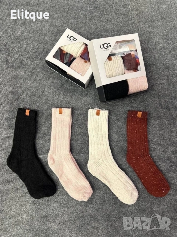 4 чифта чорапи в кутия UGG moncler Calvin Klein 
