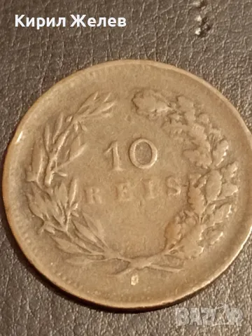 Стара монета 10 рейс 1891г. Португалия уникат за КОЛЕКЦИЯ 40559, снимка 3 - Нумизматика и бонистика - 49063362