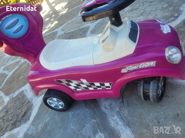 Детска кола за бутане с родителски контрол и музика , снимка 2 - Детски колички - 51806295