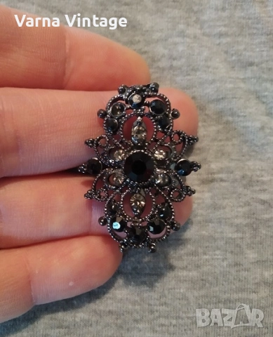 Винтидж комплект - пръстен и обеци., снимка 2 - Бижутерийни комплекти - 52723534