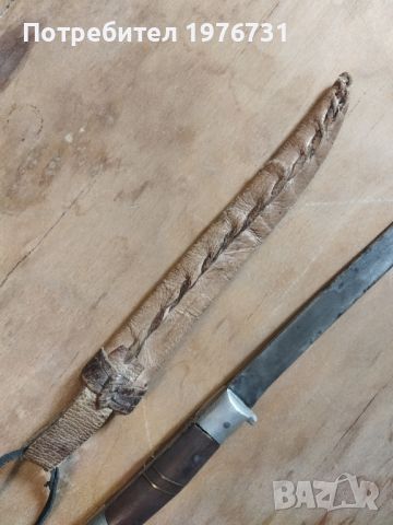Стар кован нож с кания , снимка 11 - Антикварни и старинни предмети - 45360298