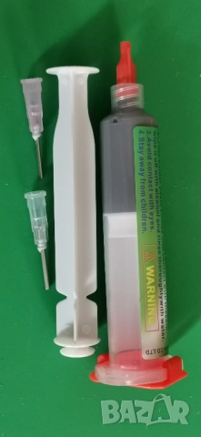 30гр 227°C KEK Original JPT-307-30g Sn99Ag0.3Cu0.7- безоловна паста тинол за запояване Китай, снимка 4 - Друга електроника - 53860540