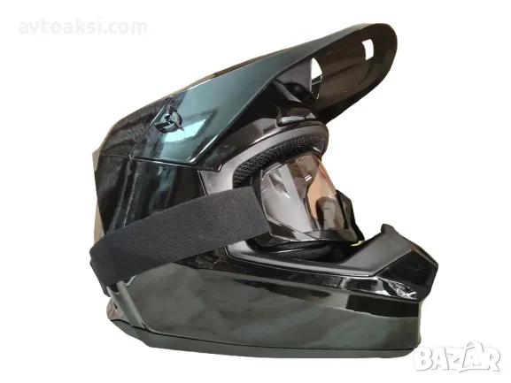 Каска Крос Мотор/Скутер/Бъги/Вело/АТВ три цвята с Очила, снимка 7 - Аксесоари и консумативи - 50409142