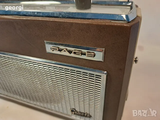 ретро радио транзистор Graetz Page    8/3, снимка 4 - Радиокасетофони, транзистори - 50410267