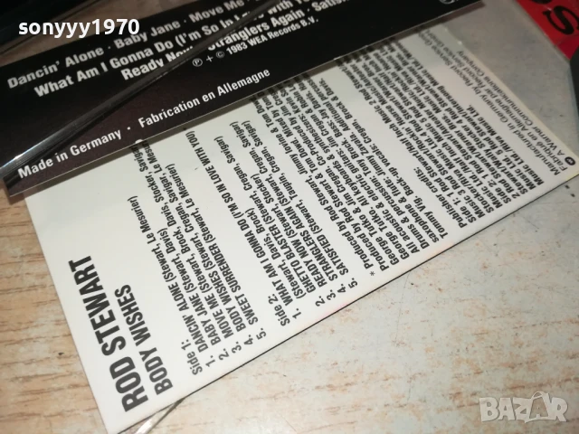 ROD STEWART-ORIGINAL TAPE 1408251200, снимка 5 - Аудио касети - 51363677