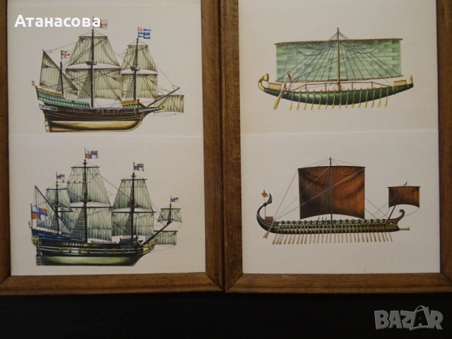 Две картини с кораби, снимка 3 - Картини - 53978937