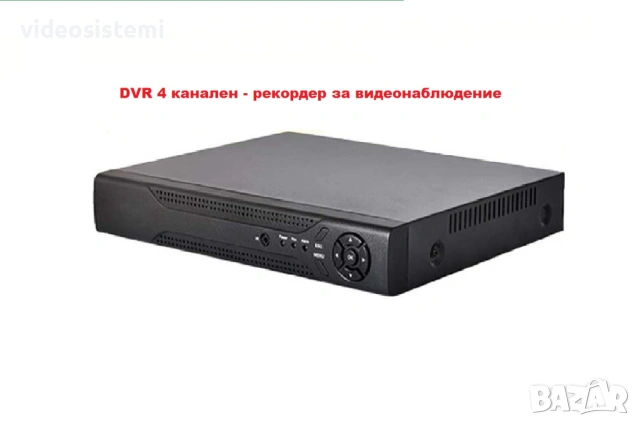 DVR , NVR , HVR - 4 канални рекордери за видеонаблюдение.