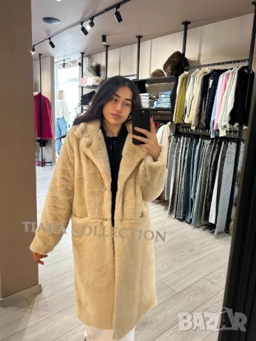 пухено палто teddy bear 🧸, снимка 10 - Палта, манта - 52106957