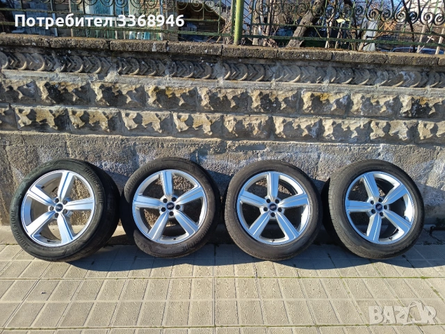 Джанти Audi 20" 5x112 с гуми Bridgestone 255/50/20 Ауди 5х112 Q5 SQ5 Q7 Q8 A6 A8, снимка 12 - Гуми и джанти - 53804198