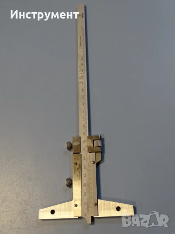 Шублер дълбокомер Mitutoyo 527-102 VD20 0-200mm Vernier Depth Gage, снимка 2 - Шублери - 50808740