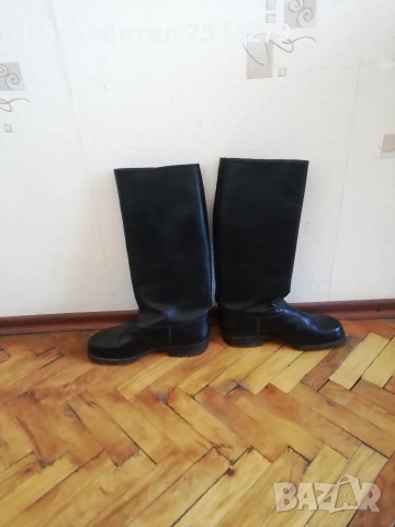 Стари офицерски, военни ботуши, кожа гьон, перфектни, неупотребявани. , снимка 7 - Антикварни и старинни предмети - 53695872