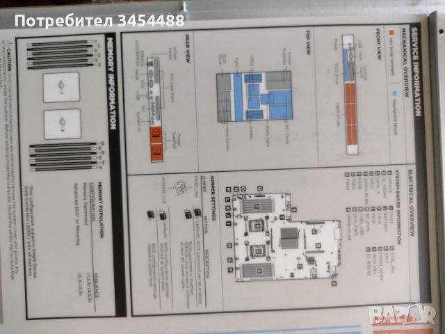 Сървър Dell PowerEdge R610, 2 x Intel Xeon X5670, 6 cores, 64GB RAM, снимка 5 - Друга електроника - 45277941