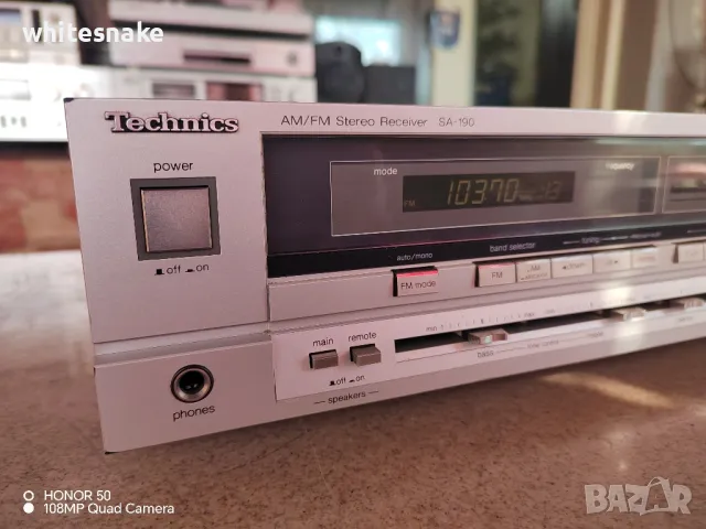 Technics SA-190 , снимка 2 - Ресийвъри, усилватели, смесителни пултове - 49419950