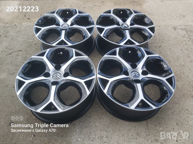 4 броя алуминиеви джанти за Citroen C3,C3 Picasso,DS3 16, снимка 3 - Гуми и джанти - 50848892