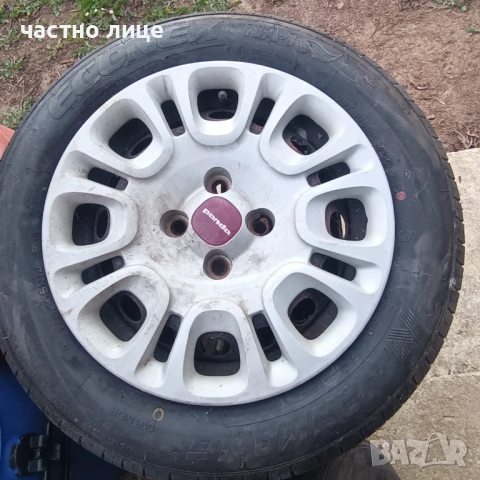 4Х98 Фиат джанти с летни гуми ДОТ 2323, снимка 2 - Гуми и джанти - 53941054