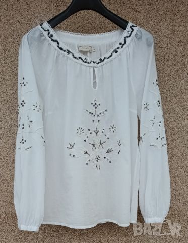 Дамска кенарена къса риза за народна носия., снимка 2 - Тениски - 45572889