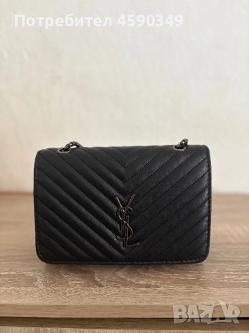 YSL черна дамска чанта Saint Laurent, снимка 2 - Чанти - 54268479