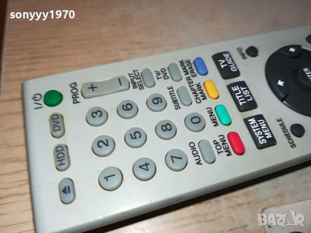 SONY RMT-D231P HDD=DVD REMOTE CONTROL-ВНОС SWISS 0905240958, снимка 2 - Дистанционни - 45647940