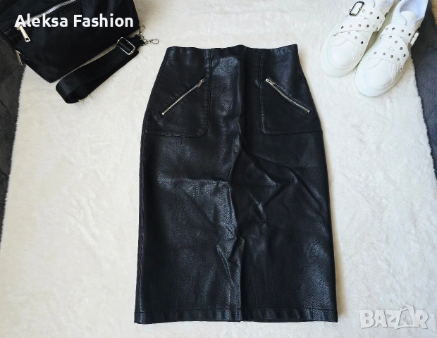 Кожена пола , снимка 7 - Поли - 47560252