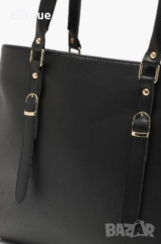 Дамска стилна чанта с двойна катарама 43/30см, снимка 3 - Чанти - 52894988