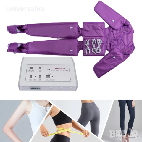 Апарат за лимфен дренаж и инфрачервено отопление 400W, отслабване, целулит, лимфен дренажен масажор, снимка 6 - Други машини и части - 51271809