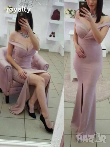 Елегантна рокля в пепел от рози