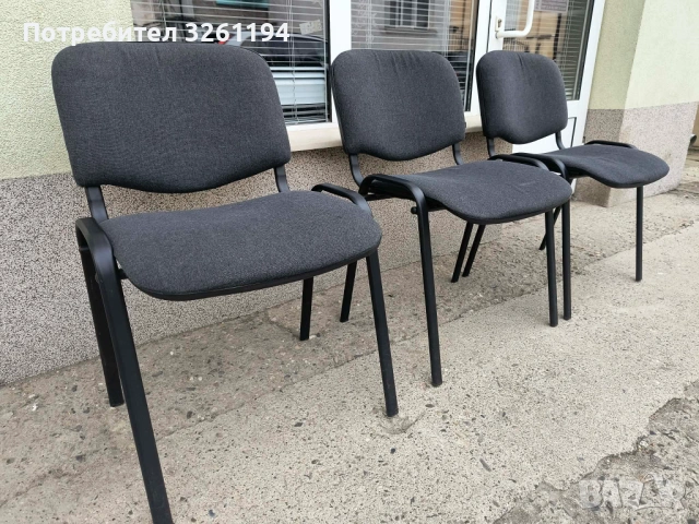 Посетителски столове – офис столове 4 броя, снимка 2 - Столове - 54272393
