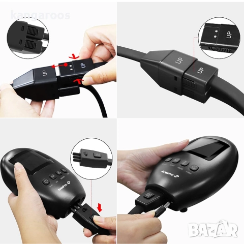 AresPro премиум масажор за крака, възстановяване на стъпалата и прасците, професионално устройство з, снимка 6 - Масажори - 51570347