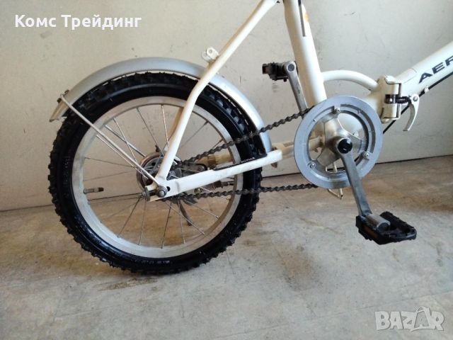 Тройно сгъваем велосипед Aero STV 16", снимка 5 - Велосипеди - 46227900