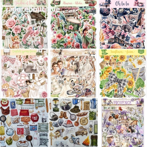 Изрязани елементи от картон Различни теми #3