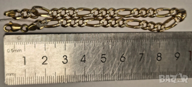 Златна гривна, снимка 2 - Гривни - 51597007