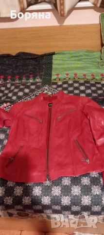 Кожено яке. , снимка 3 - Якета - 52296447