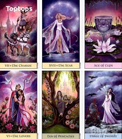 Таро карти: TV Series Tarot & Friends Tarot & Crystal Visions Tarot, снимка 17 - Карти за игра - 34167969