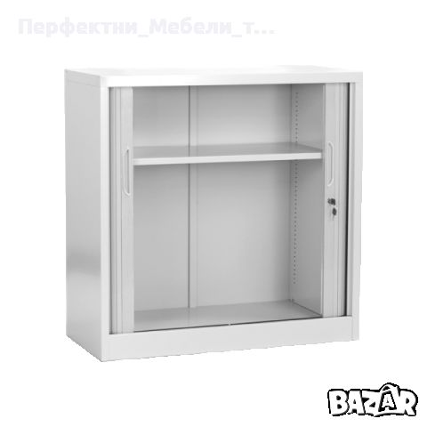 компактен метален шкаф с хармоника-врати за малки пространства, снимка 2 - Градински мебели, декорация  - 45415840