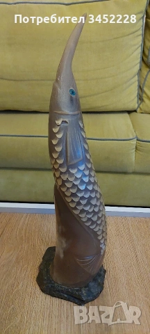 фигура от рог за колекционери височина 40см , снимка 2 - Декорация за дома - 53056494